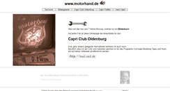 Desktop Screenshot of motorhand.de